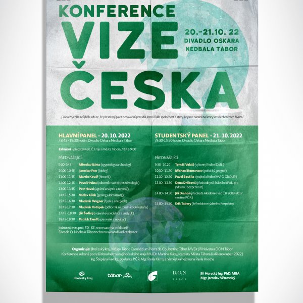 Plakát VIZE ČESKA